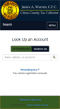 Mobile Screenshot of citrus.county-taxes.com